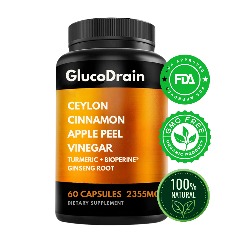 GlucoDrain - 6 Bottles