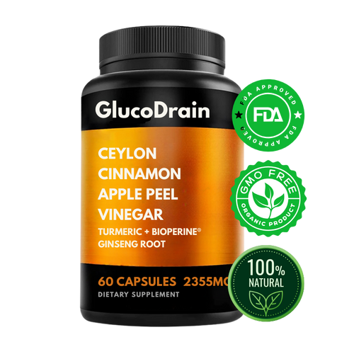 GlucoDrain - 3 Bottles