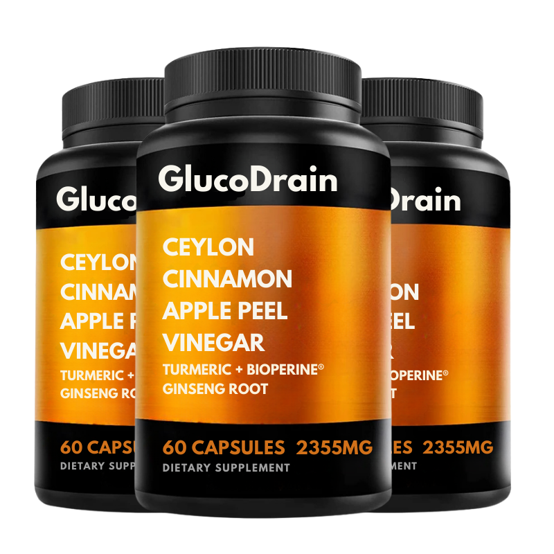 GlucoDrain - 6 Bottles